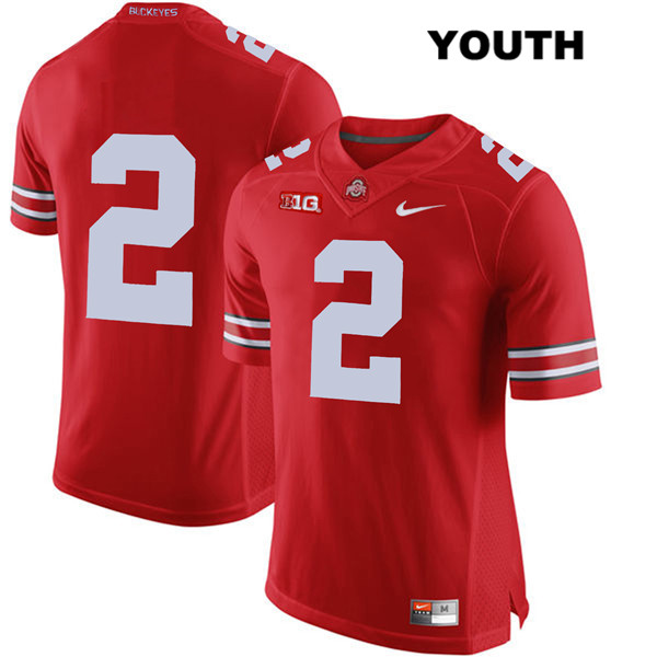 Ohio State Buckeyes Youth J.K. Dobbins #2 Red Authentic Nike No Name College NCAA Stitched Football Jersey EM19T31JS